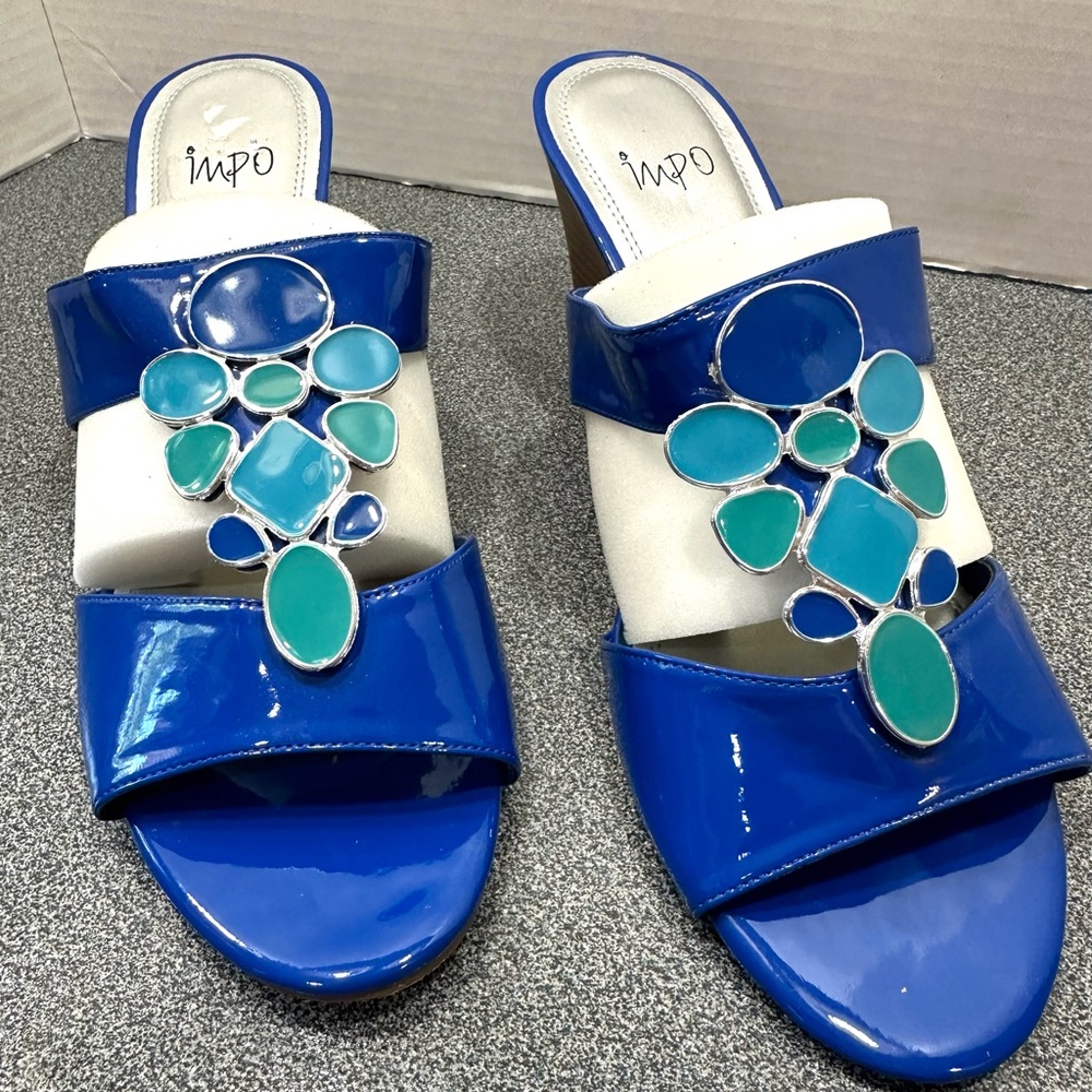 Impo Colbalt Blue sandals SZ 12M